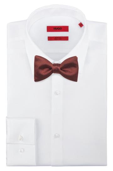 Krawaty HUGO Bow Głęboka Czerwone Męskie (Pl95698)